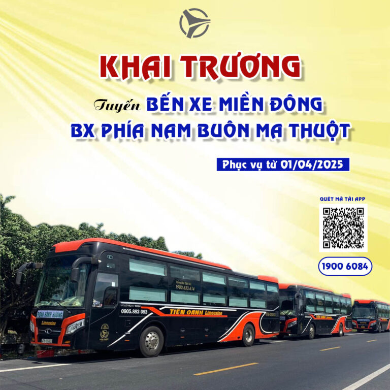 Tiến Oanh tưng bừng khai trương tuyến Bến xe Miền Đông – Bến xe Phía Nam Buôn Ma Thuột