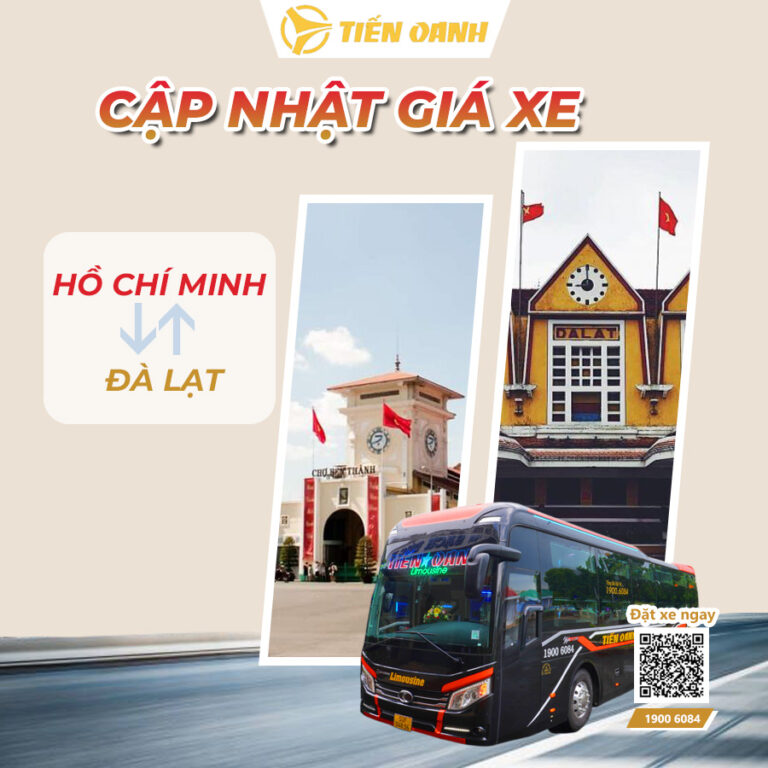 [Cập nhật] Giá xe TPHCM Đà Lạt mới nhất tại Tiến Oanh