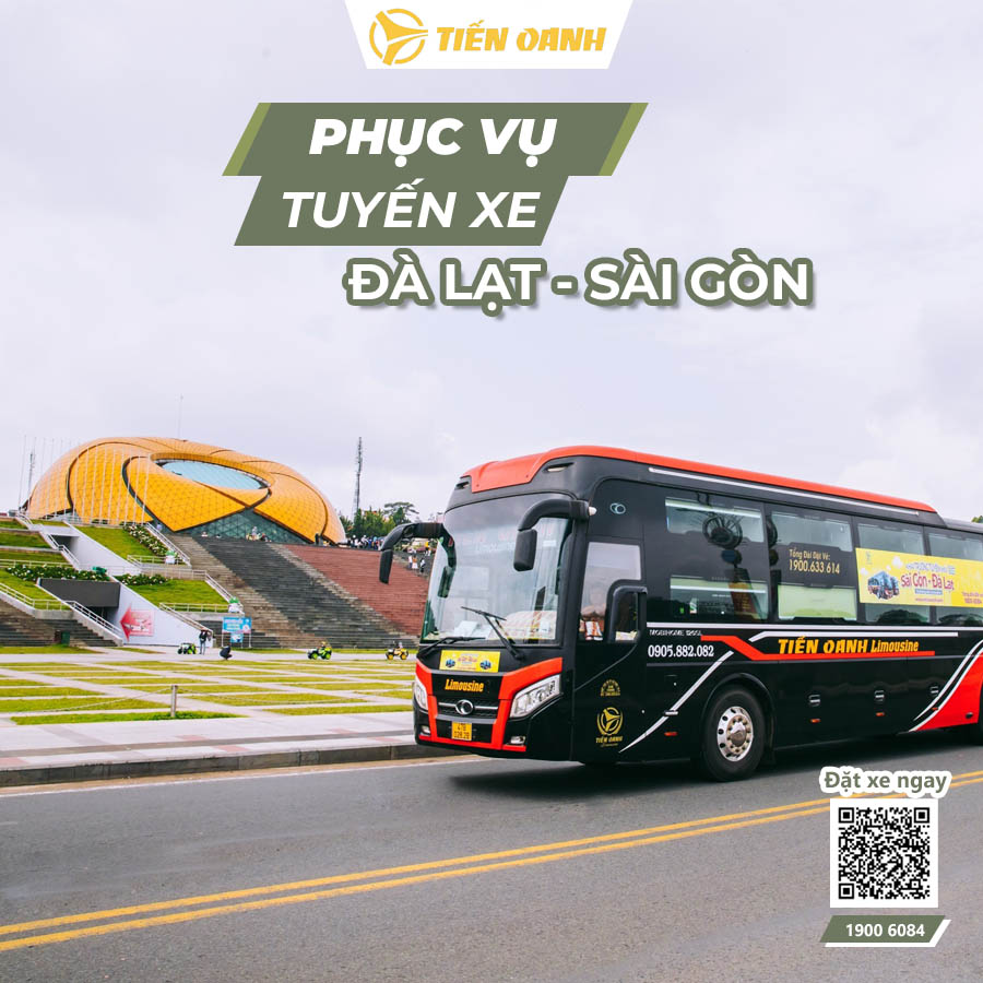 Quý khách có thể dễ dàng đặt xe Đà Lạt Sài Gòn tại Tiến Oanh