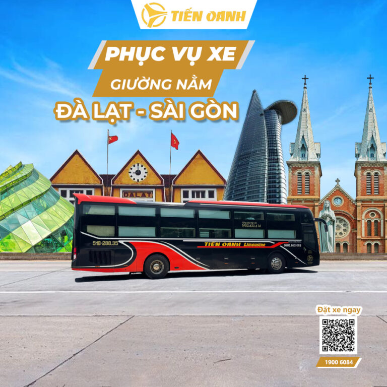 Tiến Oanh phục vụ xe giường nằm Đà Lạt Sài Gòn​