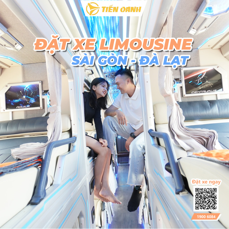Đặt xe Limousine Sài Gòn Đà Lạt tại Tiến Oanh